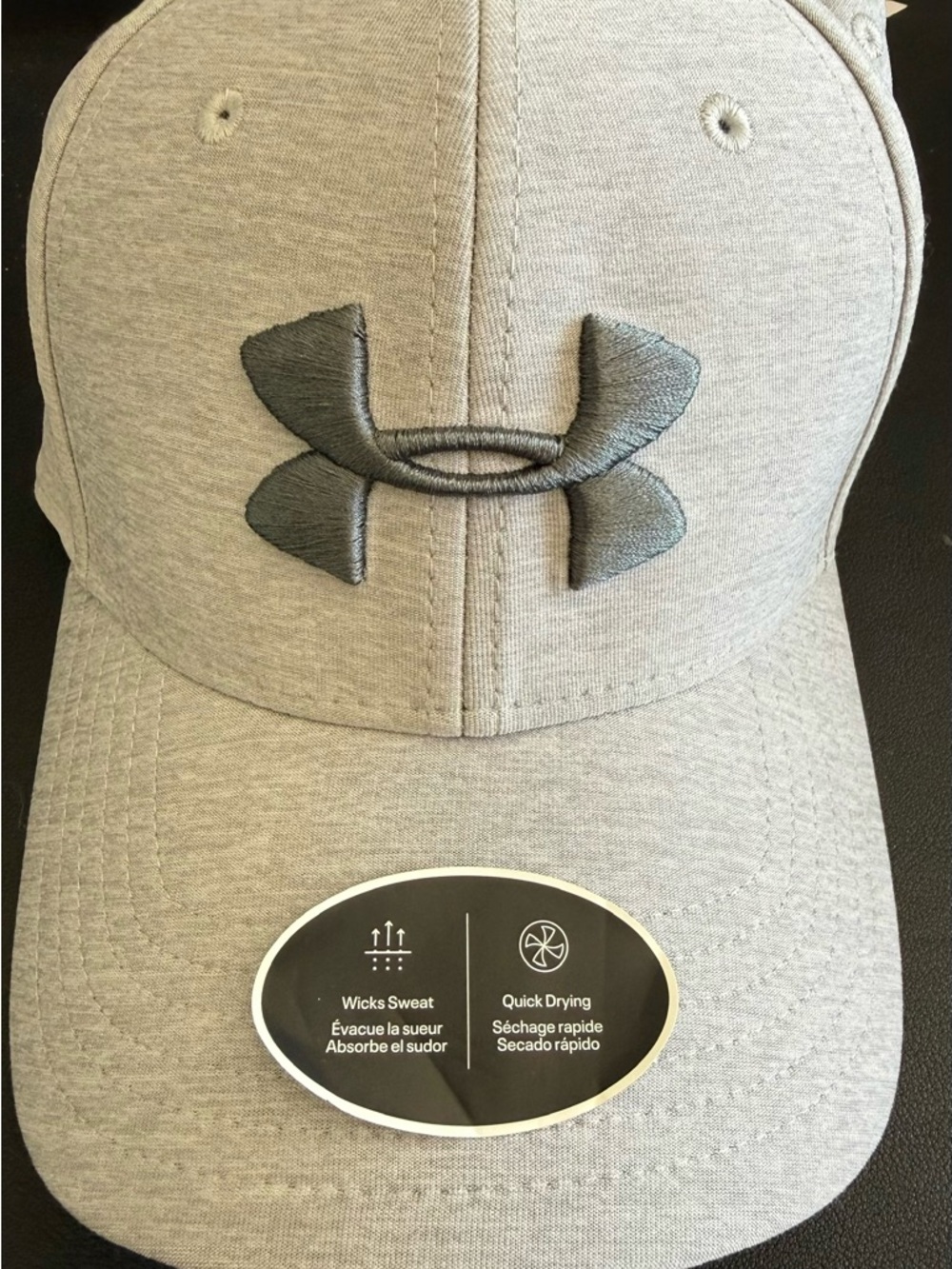 Under Armour Light Gray Embroidered Logo Cap